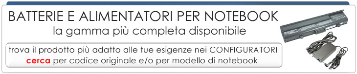 Configuratore Batterie per notebook